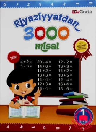 Riyaziyyatdan 3000 Misal. 1-ci sinif kitab üzü