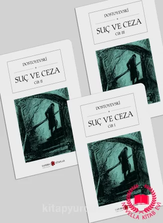 Suç ve Ceza (3 Cilt) (Cep Boy, Tam Metin) kitab üzü