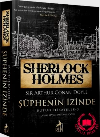Şüphenin İzinde – Sherlock Holmes kitab üzü